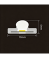 5m 9W/m Groene Slim COB strip - 230V, IP67 waterdicht, 296 LED, inkortbaar per 10cm
