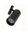 10W 1-fase RA95 spanningsrail spot - Zwart, 1F2W