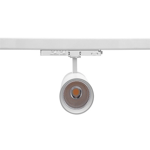 25-30W 3-fase CCT Triac railspot - RA98, instelbare CCT & watt, Wit