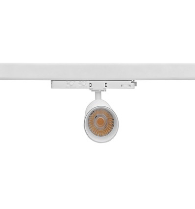 10-14W 3-fasen CCT Triac spanningsrailspot - RA93, instelbare CCT & Watt, wit