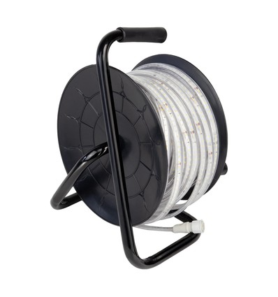 25m LED-strip rol 8W/m - 120 LED/m, IP65, 4000K, 600lm/m, 8mm breed