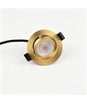 7W Ø8,3cm DimToWarm+CCT inbouwspot dimbaar RA96 - Gat: Ø6,8 cm, Afm: Ø8,3 cm, Goud