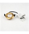 7W Ø8,3cm DimToWarm+CCT inbouwspot dimbaar RA96 - Gat: Ø6,8 cm, Afm: Ø8,3 cm, Goud