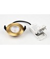 7W Ø8,3cm DimToWarm+CCT inbouwspot dimbaar RA96 - Gat: Ø6,8 cm, Afm: Ø8,3 cm, Goud
