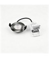 7W Ø8,3cm DimToWarm+CCT inbouwspot dimbaar RA96 - Gat: Ø6,8 cm, Geborsteld staal