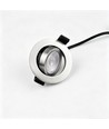 7W Ø8,3cm DimToWarm+CCT inbouwspot dimbaar RA96 - Gat: Ø6,8 cm, Geborsteld staal