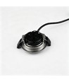 7W Ø8,3cm DimToWarm+CCT inbouwspot dimbaar RA96 - Gat: Ø6,8 cm, Geborsteld staal