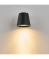 6 st. Avero GU10 Wandlamp Zwart - IP65, zonder lichtbron
