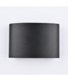 6 st. 4W CURVE wandlamp - IP65, zwart, up/down, buiten, incl. lichtbron