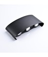 6 st. 6W CURVE wandlamp - IP65, zwart, up/down, buiten, incl. lichtbron