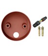 FYRON Bollard tuinlamp, Coffee - E27, 61 cm, IP54 buiten, bolder