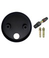 FYRON Bollard tuinlamp, Zwart - E27, 61 cm, IP54 buiten, bolder