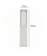 FYRON Bollard tuinlamp, Grijs - E27, 61 cm, IP54 buiten, bolder