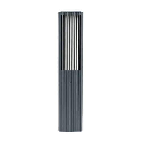 FYRON Bollard tuinlamp, Grijs - E27, 61 cm, IP54 buiten, bolder