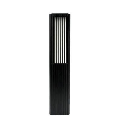 FYRON Bollard tuinlamp, zwart - E27, 61 cm, IP54 buiten, bolderkar