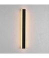 60cm wandlamp - Zwart, vierkant, up/down, verstelbaar, binnen/buiten, IP65, incl. lichtbron