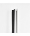 100cm langwerpige wandlamp - Zwart, vierkant, binnen / buiten, IP65, incl. lichtbron