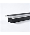 60cm wandlamp - Zwart, vierkant, up/down, verstelbaar, binnen/buiten, IP65, incl. lichtbron