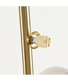 Oliva 5xG9 vloerlamp brons - 160cm, rookglas, zonder lichtbron