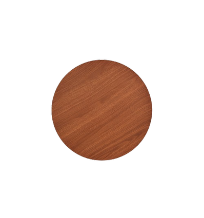 Ø30cm wandlamp - Donker hout, 6W, 2700K, IP20