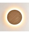 Ø40cm wandlamp - Licht hout, 10W, 2700K, IP20