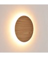 Ø40cm wandlamp - Licht hout, 10W, 2700K, IP20