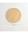 Ø40cm wandlamp - Licht hout, 10W, 2700K, IP20