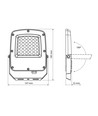 30W LED-breedstraler CCT - IP65, 3-in-1 lichtkleur, buiten, werklamp