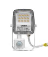 10W LED-breedstraler met sensor - CCT, IP65, PIR-bewegingssensor, werklamp, buiten