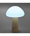 Oplaadbare Mushroom LED Tafellamp - RGB + 3000K, Koud Wit, Draagbaar