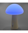 Oplaadbare Mushroom LED Tafellamp - RGB + 3000K, Koud Wit, Draagbaar