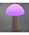 Oplaadbare Mushroom LED Tafellamp - RGB + 3000K, Koud Wit, Draagbaar