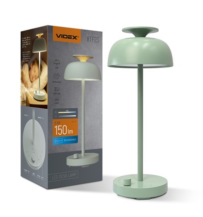 Oplaadbare LED bureaulamp met white noise - Neutraal wit + RGB, groen, incl. lichtbron