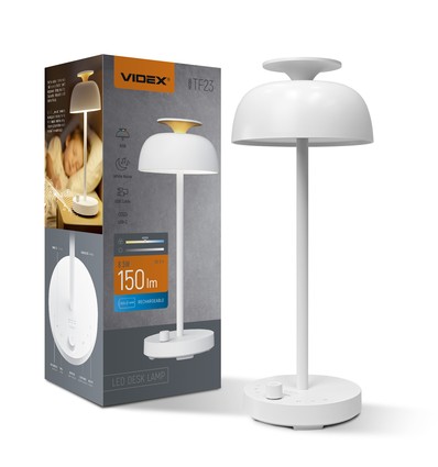 Oplaadbare LED bureaulamp met white noise - RGB+W, neutraal wit, draagbaar