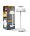Oplaadbare LED bureaulamp met white noise - RGB+W, neutraal wit, draagbaar