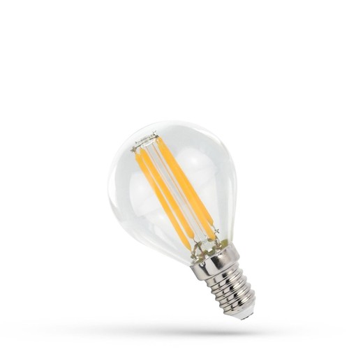 E14 5,5W LED-lamp - G45, kooldraad