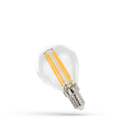 E14 5,5W LED-lamp - G45, kooldraad