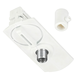 Lamphouder voor 1-fase rails - Wit, 1F2W