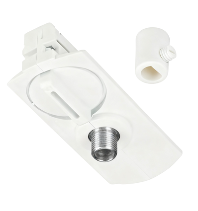 Lamphouder voor 1-fase rails - Wit, 1F2W
