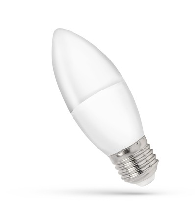 E27 1W LED kogellamp - C37