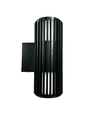 FYRON Duo up/down wandlamp, Zwart - E27, IP54, buiten