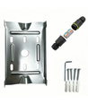FYRON Duo op/neer wandlamp, Coffee - E27, IP54, buiten
