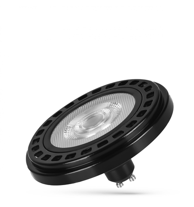 GU10 20W LED spot AR111 - RA90, 30° stralingshoek, zwarte behuizing, 5 jaar garantie