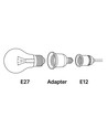 E12 naar E27 adapter