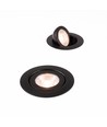 7W RA96 CCT + DimToWarm inbouwspot voor isolatie - Dimbaar, Gat: Ø6,8 cm, Afm: Ø8,3 cm, zwart