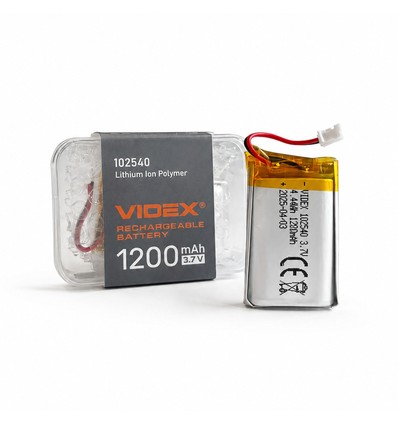 1200mAh Li-pol oplaadbare batterij - Geschikt voor hoofdlampen