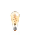 E27 5W ST64 filament LED-lamp - Extra extra warm wit, dimbaar