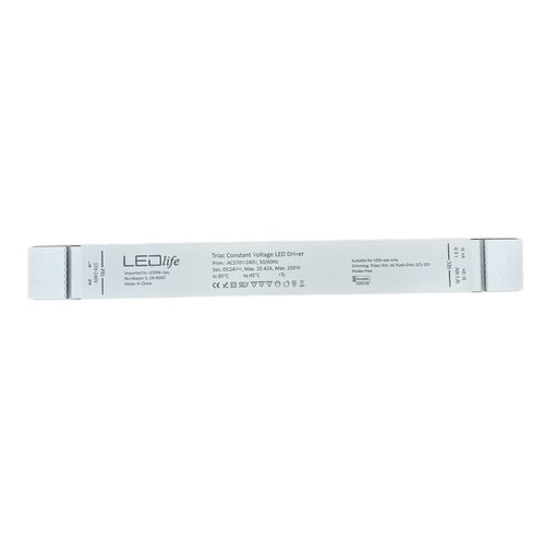 250W / 24V DC dimbare voeding - 10.41A, IP20 binnenshuis