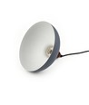 BIRK Grijs Ø19cm pendellamp - E27 fitting, 2m snoer, metaal / hout