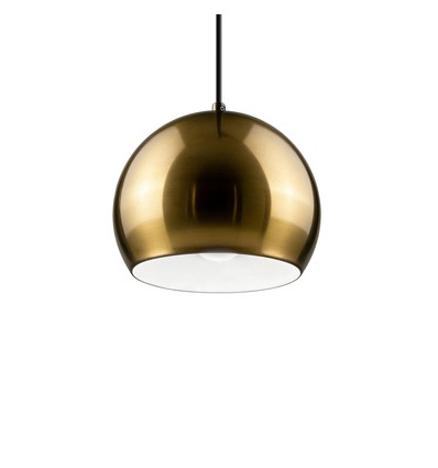 Messing Ø20cm hanglamp - E27 fitting, 2m snoer, metaal